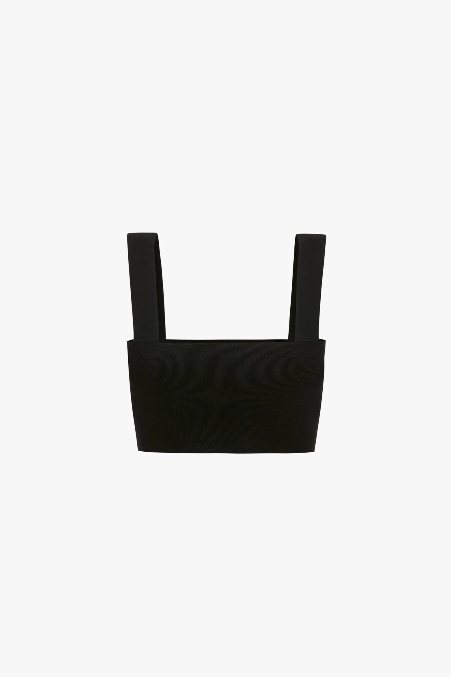 Victoria Beckham VB Body Strap Bandeau Top In Black - Image 6