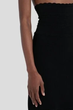 Victoria Beckham Flared Stretch Knit Skirt In Black 9 Victoria Beckham Flared Stretch Knit Skirt In Black -Victoria Beckham VictoriaBeckham FlaredSkirtInBlack BLACK 1223KSK004554A 2700 4050 247 WHITE LR HR Detail Model5 JPG2