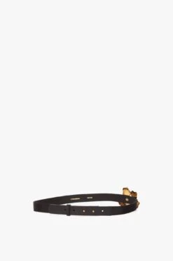 Victoria Beckham Exclusive Flower Belt In Black And Gold -Victoria Beckham VictoriaBeckham FlowerBelt GOLD 1123ABL004581A3