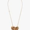 Victoria Beckham Exclusive Flower Necklace In Gold
