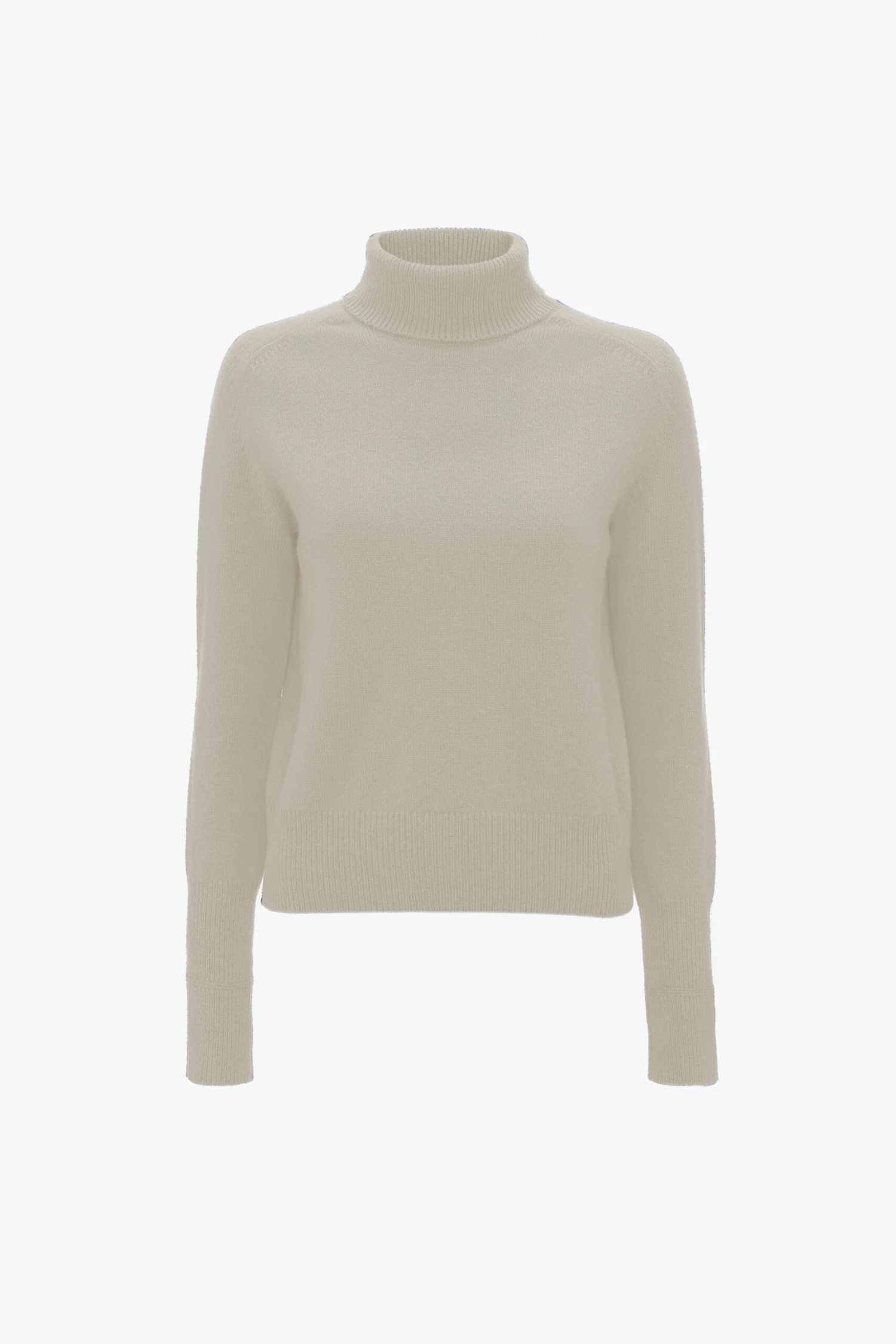 Victoria Beckham Polo Neck Jumper In Ivory 6 Victoria Beckham Polo Neck Jumper In Ivory - Image 6