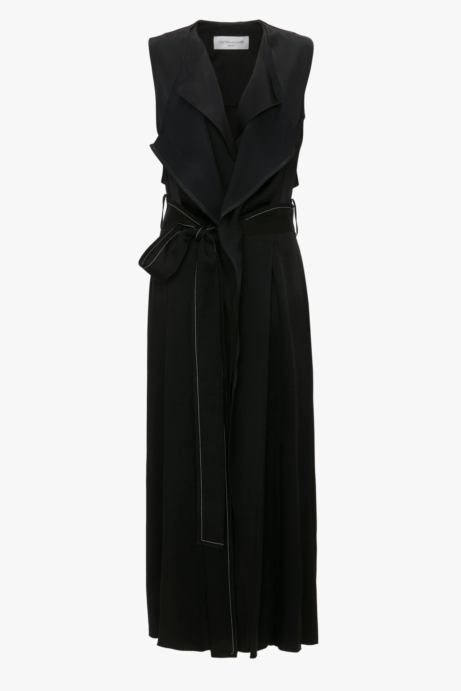 Victoria Beckham Trench Dress In Black 7 Victoria Beckham Trench Dress In Black - Image 7