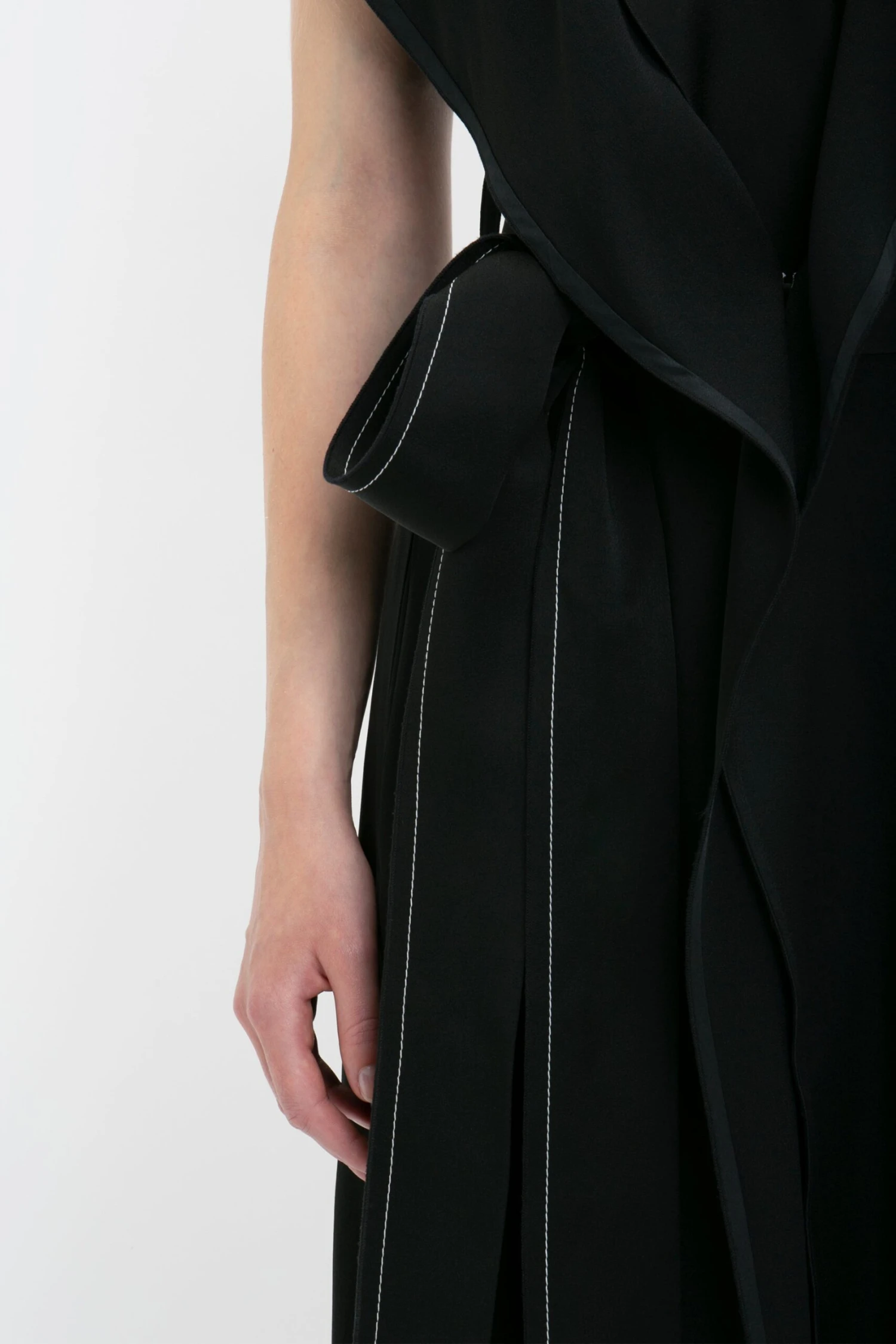 Victoria Beckham Trench Dress In Black 4 Victoria Beckham Trench Dress In Black - Image 4