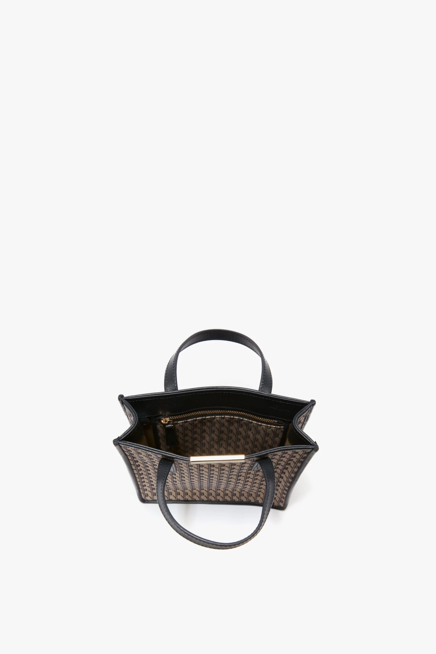 Victoria Beckham VB Monogram Mini Shopper In Jacquard - Image 3