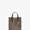 Victoria Beckham VB Monogram Mini Shopper In Jacquard